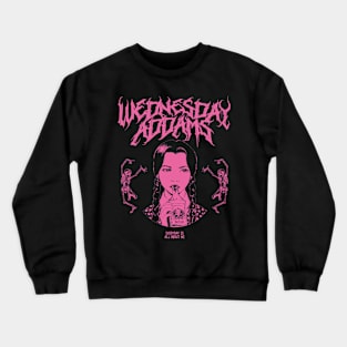 Wednesday Addams Metal Crewneck Sweatshirt